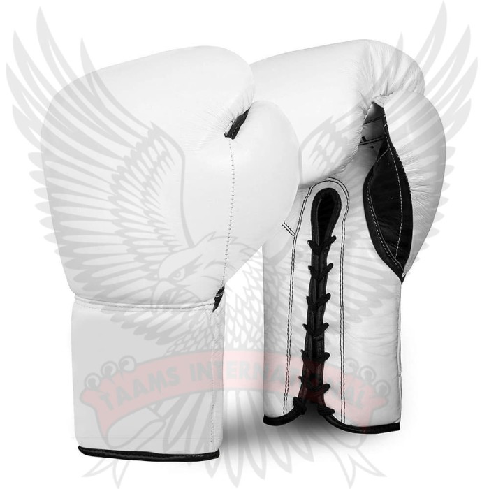Personalized Your Own Lace Up Premium Quality Boxing Gloves